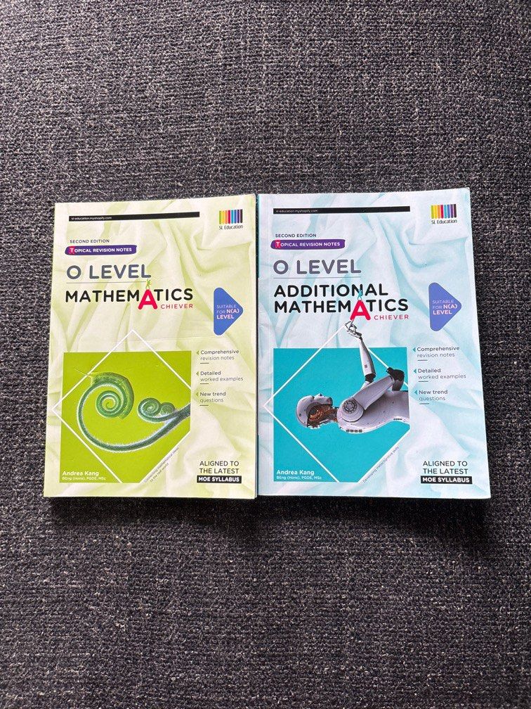 O level a math/e math revision notes (Category: Assessment Books) located in Singapore. Submitted by doorra (Listing ID 1348895722, Image 1). Description: No writings on the book Meetups only at lakeside or boonlay MRT $4 each.