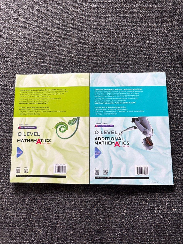 O level a math/e math revision notes (Category: Assessment Books) located in Singapore. Submitted by doorra (Listing ID 1348895722, Image 2). Description: No writings on the book Meetups only at lakeside or boonlay MRT $4 each.