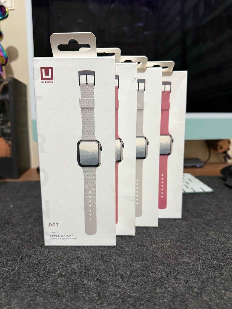 Original UAG DOT Strap Band for Apple Watch Series 1 to 10 38mm 40mm 41mm 42mm (Category: Other Accessories) located in Manila. Submitted by razelysonn (Listing ID 1348952328, Image 1). Description: This is 101% original and not fake FIXED PRICE :) Compatible with Series 1 to 10 38mm / 40mm / 41mm / 42mm .