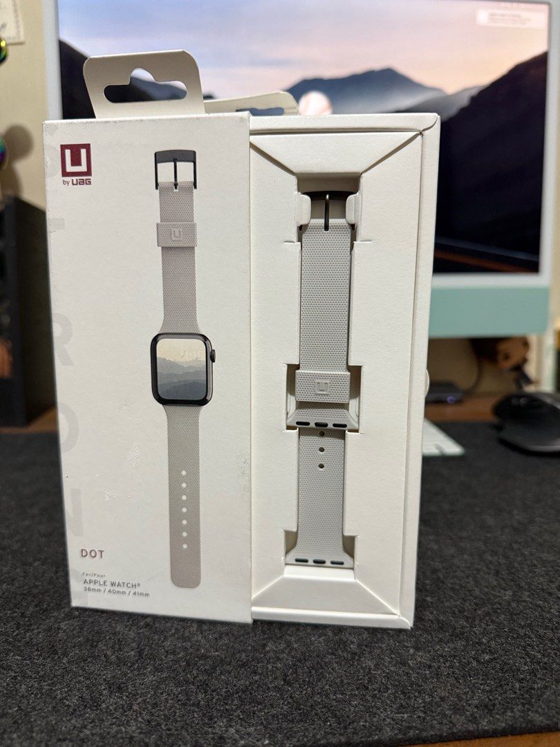 Original UAG DOT Strap Band for Apple Watch Series 1 to 10 38mm 40mm 41mm 42mm (Category: Other Accessories) located in Manila. Submitted by razelysonn (Listing ID 1348952328, Image 2). Description: This is 101% original and not fake FIXED PRICE :) Compatible with Series 1 to 10 38mm / 40mm / 41mm / 42mm .
