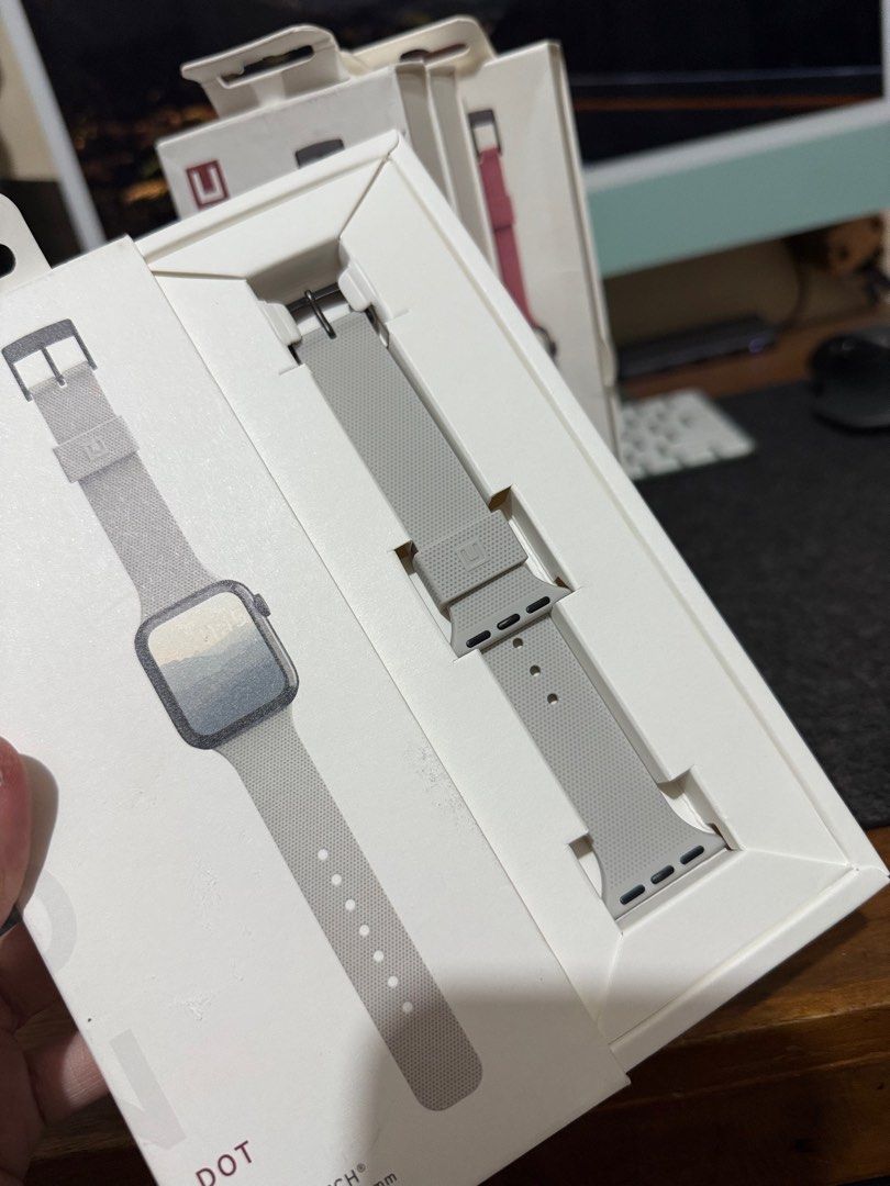 Original UAG DOT Strap Band for Apple Watch Series 1 to 10 38mm 40mm 41mm 42mm (Category: Other Accessories) located in Manila. Submitted by razelysonn (Listing ID 1348952328, Image 3). Description: This is 101% original and not fake FIXED PRICE :) Compatible with Series 1 to 10 38mm / 40mm / 41mm / 42mm .