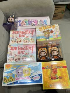 Popmart Labubu, Twinkle Twinkle, Dimoo and  non popmart Ula Weather