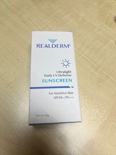 Realderm Ultralight Daily UV Defense Sunscreen, Beauty & Personal Care ...