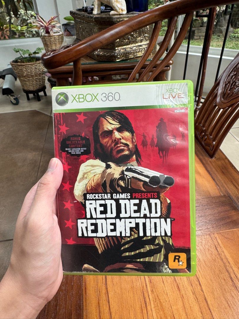 Red Dead Redemption for XBOX 360 (Category: Xbox) located in Pateros City. Submitted by paolojfm (Listing ID 1348893480, Image 1). Description: Very negotiable. Just message me for counteroffers, inquiries, more photos! Selling this great copy of Red Dead Redemption for the XBOX 360. The case is in great condition, as well as the disc. Comes with the bonus codes pamphlet, as well as the manual, also in great condition. Perfect for collectors, or 