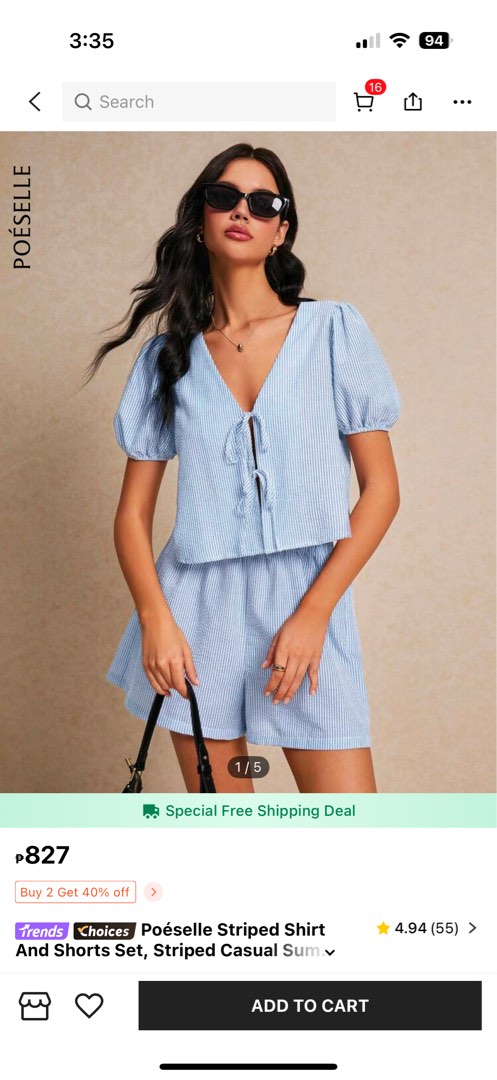 Ribbon Tie Shorts