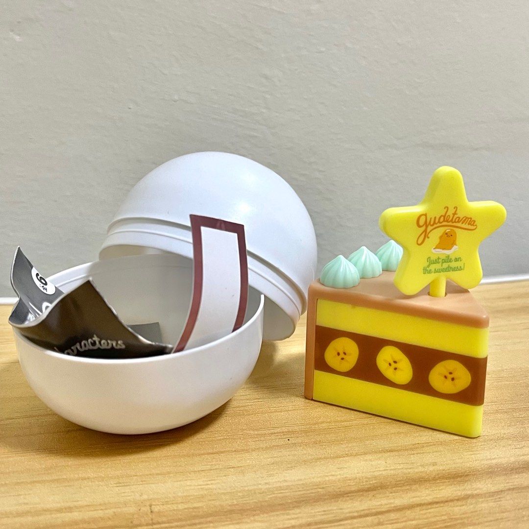 Sanrio Gudetama Cake Light Gacha Series (Category: Designer & Blind Box Toys) located in San Pedro. Submitted by itsenin (Listing ID 1348971684, Image 2). Description: Sanrio Gudetama Cake Light Gacha Series Working RFS: decluttering 🚫No LP pls Loc: Laguna MOP:Gcash MOD: GGX/J&T/Lalamove.