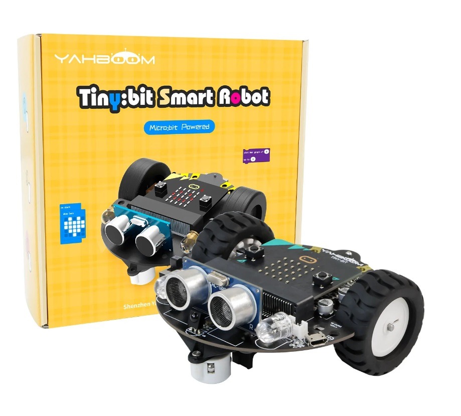 Tiny Bit智能小車套裝(不含主板) Tiny:bit Smart Robot Car Set (Micro:bit mainboard ...