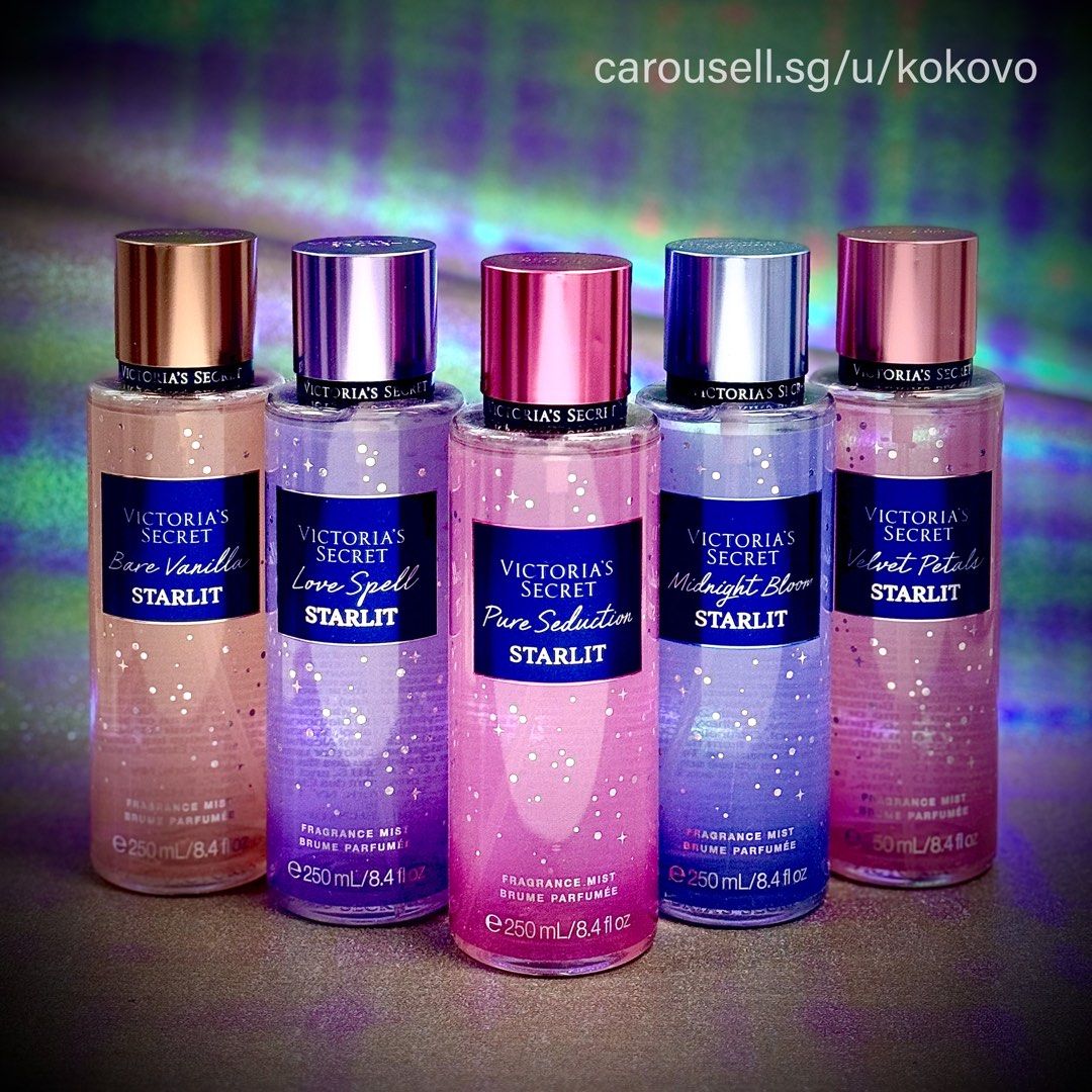 Victoria's Secret Starlit 3 セット Buy Starlit Body Mist, Bare Vanilla - Order Fragrances