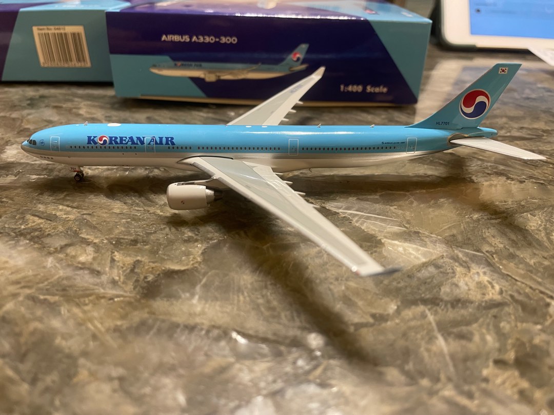 靚模靚色Phoenix 1:400 Korean Air 大韓航空香港常見機型A330-300