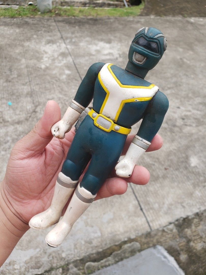 ACTION FIGURE FIGUR POWERRANGERS POWER RANGERS BIRU BLUE MIGHTY SUPER ...