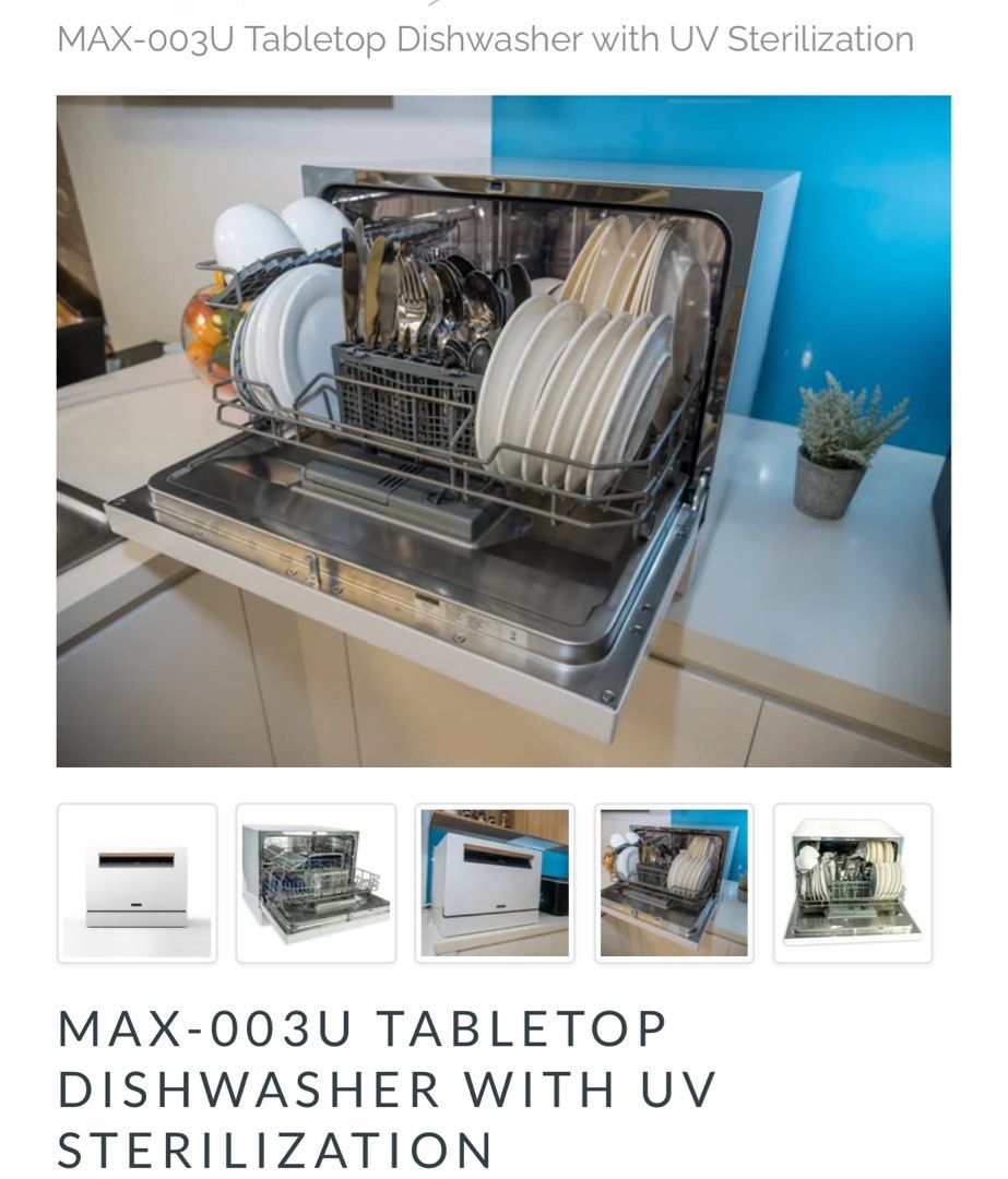 Brand New Maximus Tabletop Dishwasher (no UV) (Category: Dishwasher) located in San Juan City. Submitted by ns_dy (Listing ID 1349107922, Image 3). Description: See photos for description No UV version Brand new, unopened. Complete with box.
