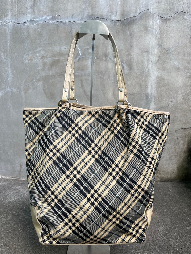 Vintage 2000s Burberry Blue Label Nova Check Handbag