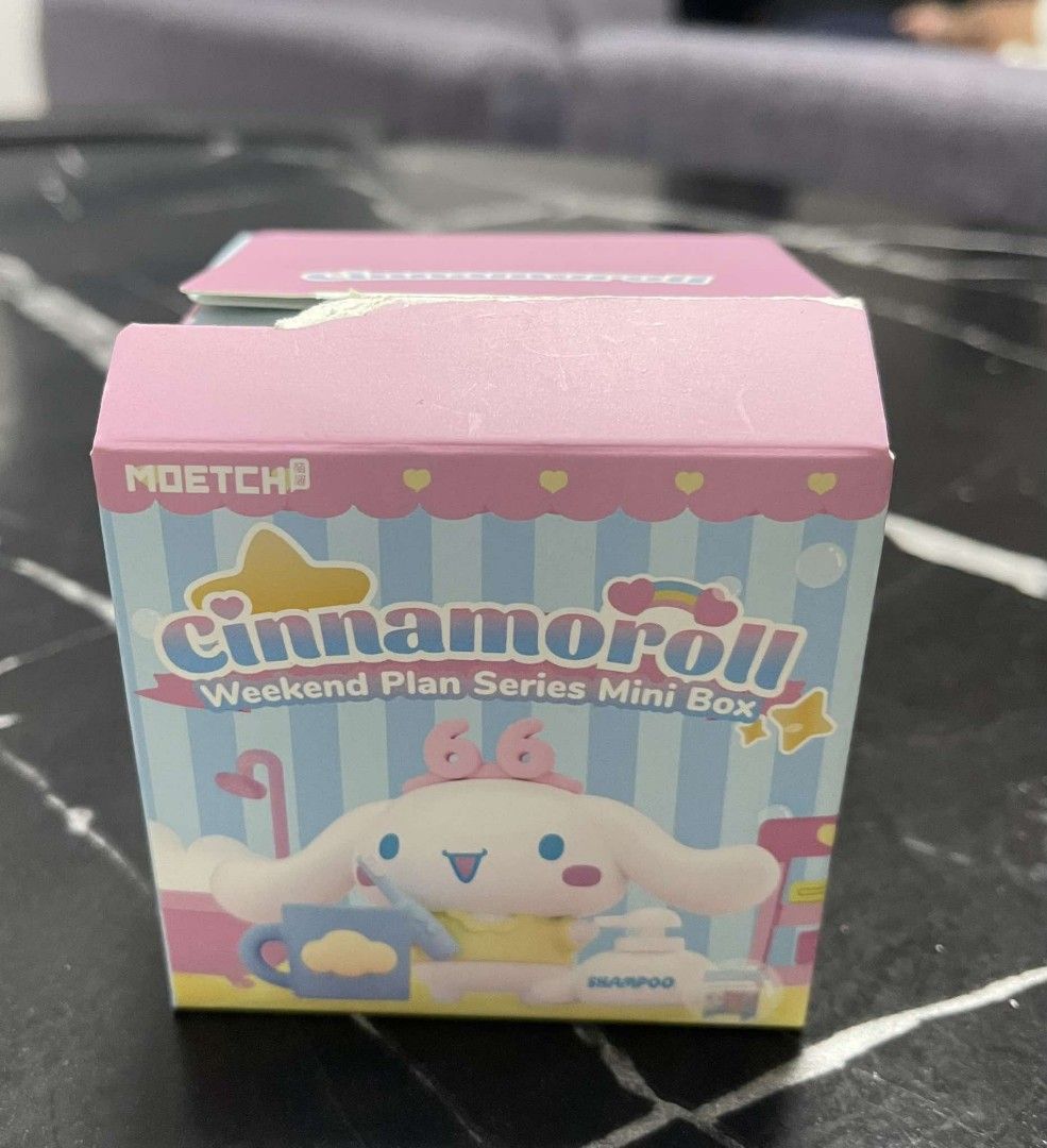 Cinnamoroll Weekend Plan Series Mini Box - Lovely Pet Coffee (Category: Designer & Blind Box Toys) located in Pasig City. Submitted by keyykoo (Listing ID 1349104029, Image 2). Description: OPENED BOX, FOIL SEALED RFS: Duplicate. First picture from first buy. Price is negotiable..