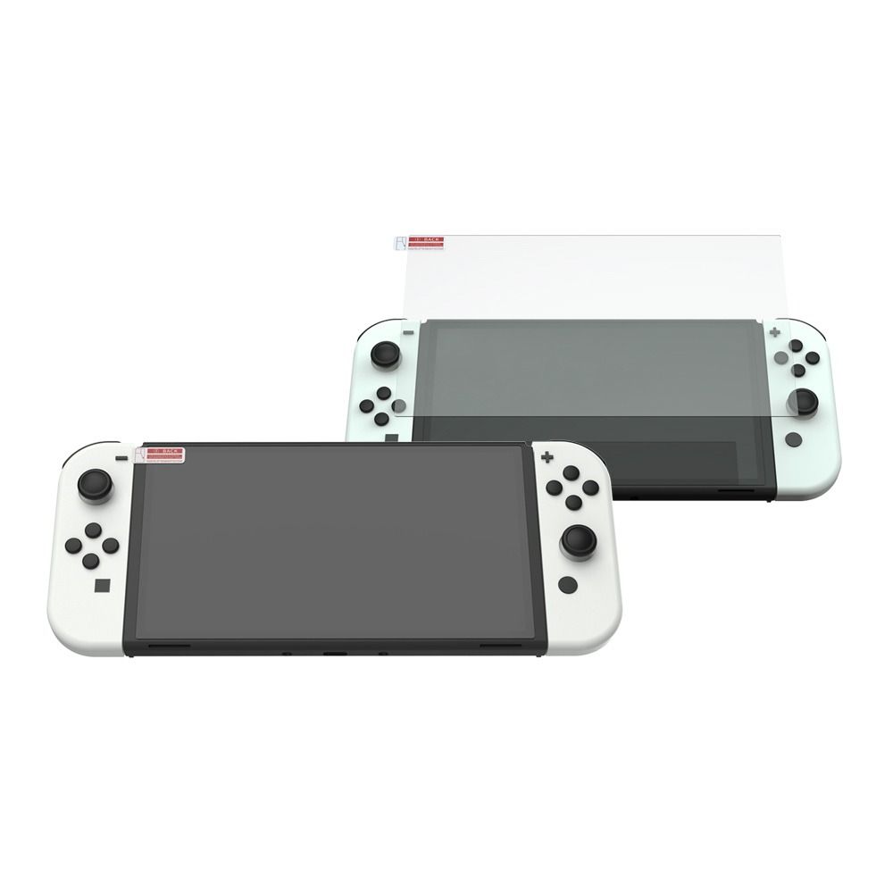 DOBE TNS-1156 Tempered Glass for Nintendo Switch / OLED Screen Protector (2 Pack) (Category: Cases & Covers) located in Las Pinas. Submitted by techsmartph (Listing ID 1349016942, Image 3). Description: Compatibility: V1/V2 OLED * Tempered Glass for Nintendo Switch V1/V2 Screen Protector (2 Pack) * The package includes tempered film 2 brand and wet and dry package; * Protect the console screen, effectively prevent dust, fingerprint, crack, better