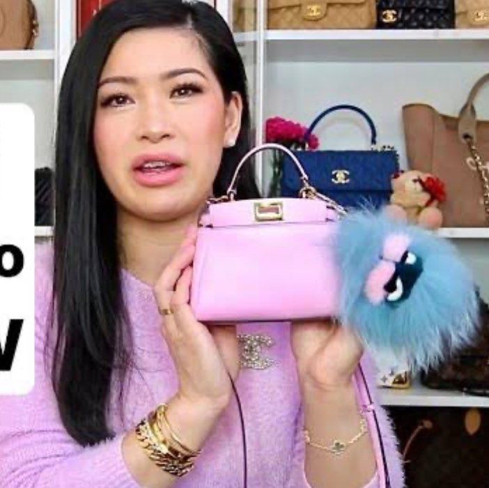 Fendi Peekaboo in Pink MICRO Size AUTHENTIC (Category: Luxury Bags & Wallets) located in Imus. Submitted by purgingmycloset888 (Listing ID 1349177128, Image 2). Description: Box dustbag cards and strap.