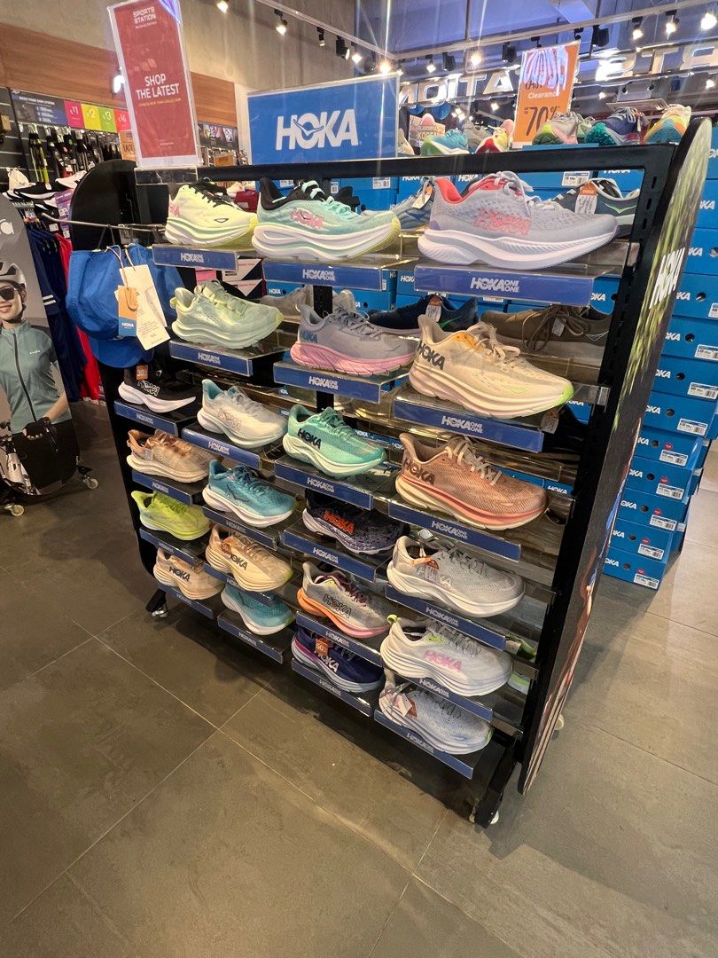 JASTIP SPORT STATION Hoka running shoe, Olah Raga, Baju Olahraga