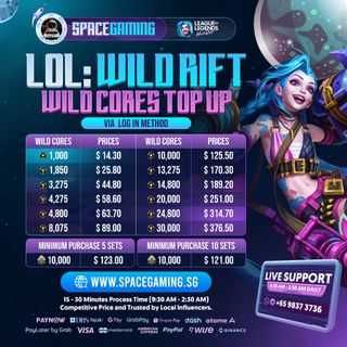 Wild rift For Sale Carousell Singapore