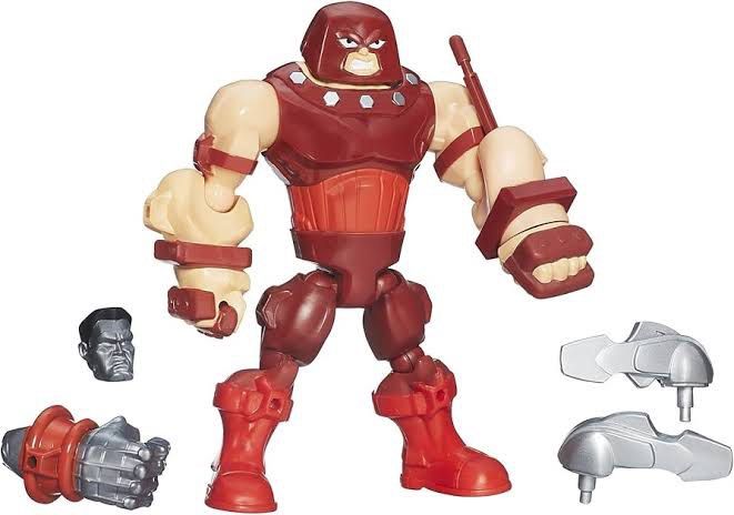 Marvel Super Hero Mashers Juggernaut Figure (Category: Action & Battle Toys) located in Quezon City. Submitted by marvinii (Listing ID 1349098919, Image 3). Description: Brand new/ box has minor dents Please manage your expectations Super Hero Mashers figure is totally customizable Head, arms, and legs detach Give him different arms and legs from other Super Hero Mashers figures (sold separately) Firing launcher works with any Super Hero Mashers 