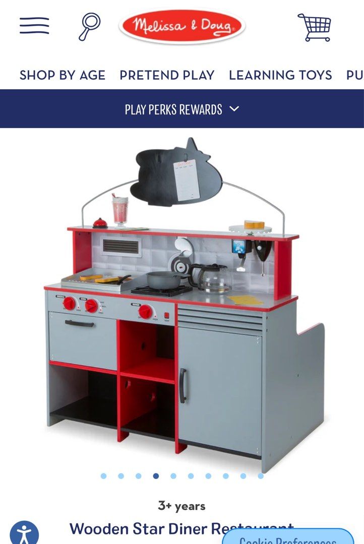 Melissa & Doug Diner Restaurant for kids (Category: Infant Playtime) located in Makati City. Submitted by brandedshopoffers (Listing ID 1349133594, Image 2). Description: Melissa & Doug Diner Restaurant for kids 1-12yrs old Price: 30k Note: all accessories included.