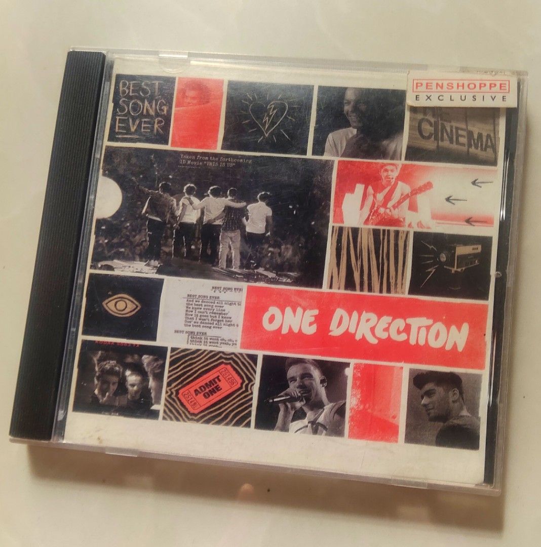 One Direction CD Sealed (Category: CDs & DVDs) located in Malolos. Submitted by stephnshoppe (Listing ID 1346890718, Image 2). Description: Onhand ONE DIRECTION CD from UK Sealed 220 each Best Song Ever- SOLD OUT + LSf Mod: J&T Mop: gcash.