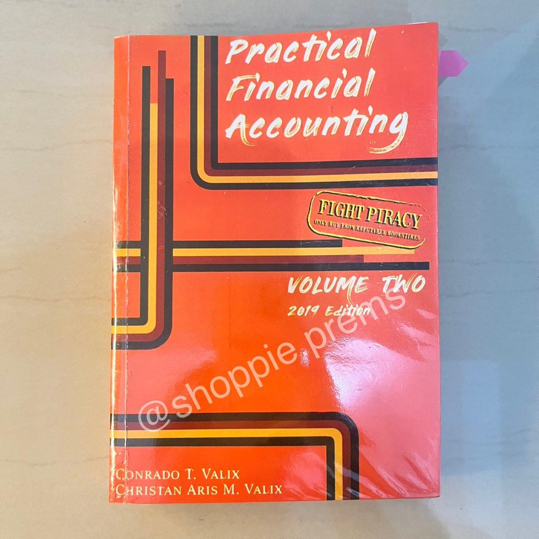 Practical Financial Accounting Volume 2 (Category: Textbooks) located in Manila. Submitted by blootoosh (Listing ID 1349077801, Image 1). Description: Practical Financial Accounting Volume 2 Valix 2019 ed authentic ❣️for BSA undergrad ❣️ negotiable will give discount for multiple purchase! 🏷️‼️.
