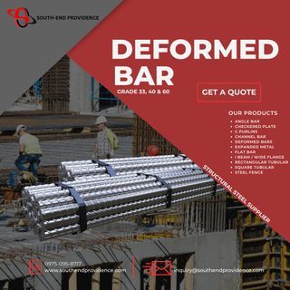Reinforced G60 Deformed Bar | Steel Round Bar | Grade 40 | Mild Steel Plate | Kabilya | Southend | Fabricated 12mm MS Plate - Cut Size MS Plate - GI Coil Sheet - Stainless Plate - Chembolt