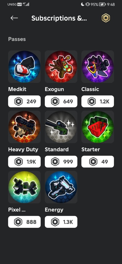 Rivals roblox gamepasses, Video Gaming, Video Games, Others on Carousell
