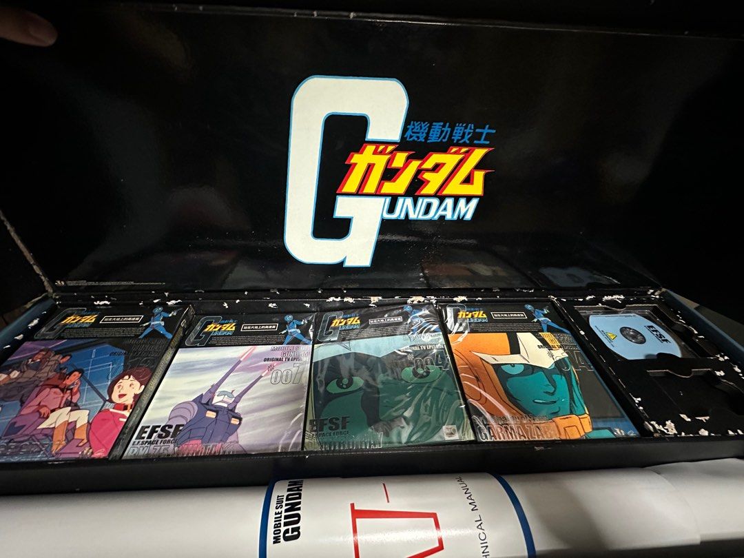 RX 78 GUNDAM VCD set (Category: Gundam Model Kits) located in Singapore. Submitted by onizuka (Listing ID 1349104840, Image 2). Description: Brand new unused. May have some slight wear and tear on the box so not for fussy buyers Due to size of item, meet below my block which is 7-8 mins walk from mrt.