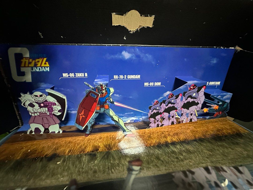 RX 78 GUNDAM VCD set (Category: Gundam Model Kits) located in Singapore. Submitted by onizuka (Listing ID 1349104840, Image 3). Description: Brand new unused. May have some slight wear and tear on the box so not for fussy buyers Due to size of item, meet below my block which is 7-8 mins walk from mrt.