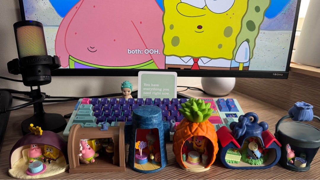Spongebob Carnival Anniversary Series from Pop Mart (Category: Designer & Blind Box Toys) located in Manila. Submitted by blueberrynn (Listing ID 1349124898, Image 2). Description: 𖦹 can’t do tingi, sold only as a set ❁ sealed foils, open box ︎ ♡︎ message me for inquiries and actual photos ★ rfs: extra set, just looking for secret 📍near makati med, ready to pick-up 🧾 mop: gcash, maya, bpi, bdo 📦 sf not included; mod: grab/ lalamove/ move it ✏