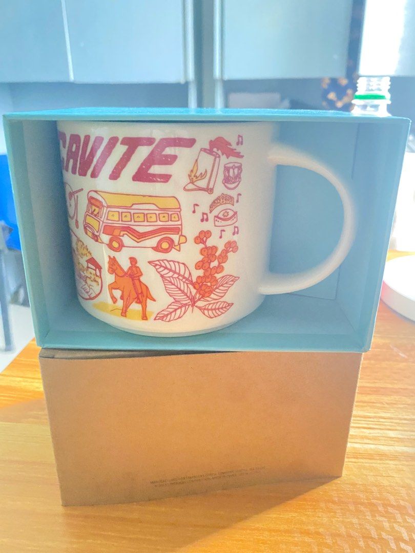 STARBUCKS 2020 CAVITE CUSTOMIZED LIMITED EDITION MUG (Category: Coffee & Tea Tableware) located in Batangas. Submitted by bmrlne (Listing ID 1349032021, Image 1). Description: Collectible item siya being sold for $39 on Ebay Never pa nilabas sa lalagyanan niya Need funds idk.