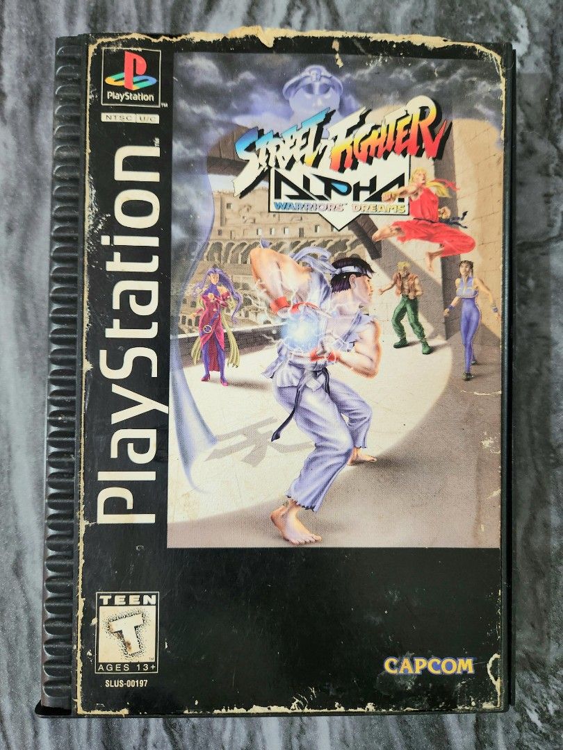 Street Fighter Alpha Long Box Authentic for PS1 PS One (Category: PlayStation) located in Mandaluyong City. Submitted by chan.ningtatum (Listing ID 1349086886, Image 1). Description: For Sale! Street Fighter Alpha Long Box Game disc is authentic and working well. only issue is the Long box kinda worn out. Checkouts via Shope e and Laz ada Available Shipping: Lalamove, Grab Meet ups: Mandaluyong and San Juan City.