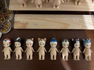 WTS LFB Sonny Angels Macaw Skunk Calico Cat Chihuahua Whale Sloth French Bulldog Rhino