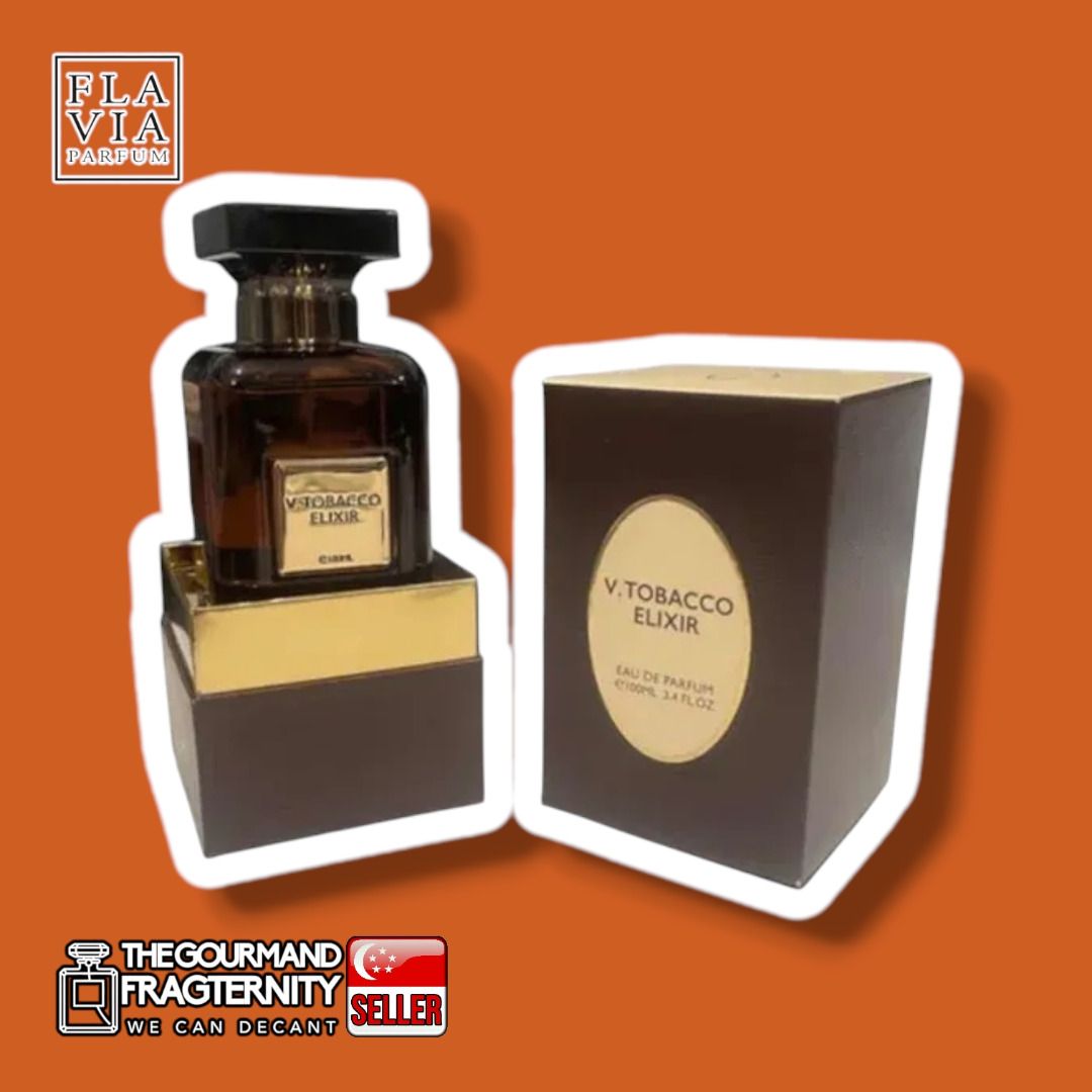 flavia tobacco elixir 10ML DECANT] FLAVIA V. Tobacco Elixir Eau de Parfum, Beauty & Personal  Care, Fragrance & Deodorants on Carousell