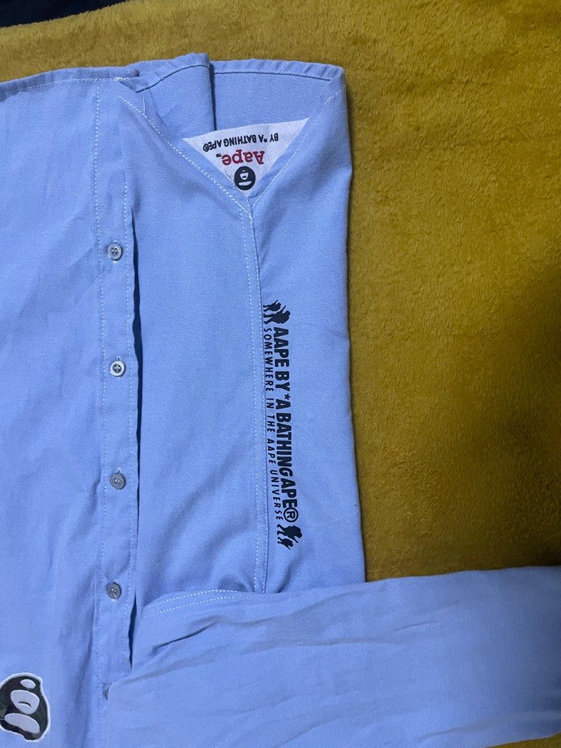 AAPE L/S POLO BY BATHING AAPE (Category: Activewear) located in Manila. Submitted by gmtacasa225730 (Listing ID 1349301947, Image 3). Description: Aape long sleeve polo. no issue. good condition like new. Medium on tag. .