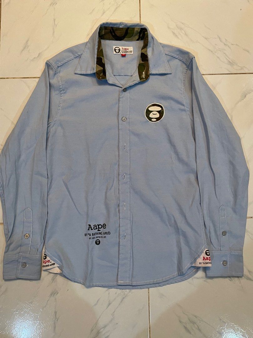 AAPE L/S POLO BY BATHING AAPE (Category: Activewear) located in Manila. Submitted by gmtacasa225730 (Listing ID 1349301947, Image 1). Description: Aape long sleeve polo. no issue. good condition like new. Medium on tag. .