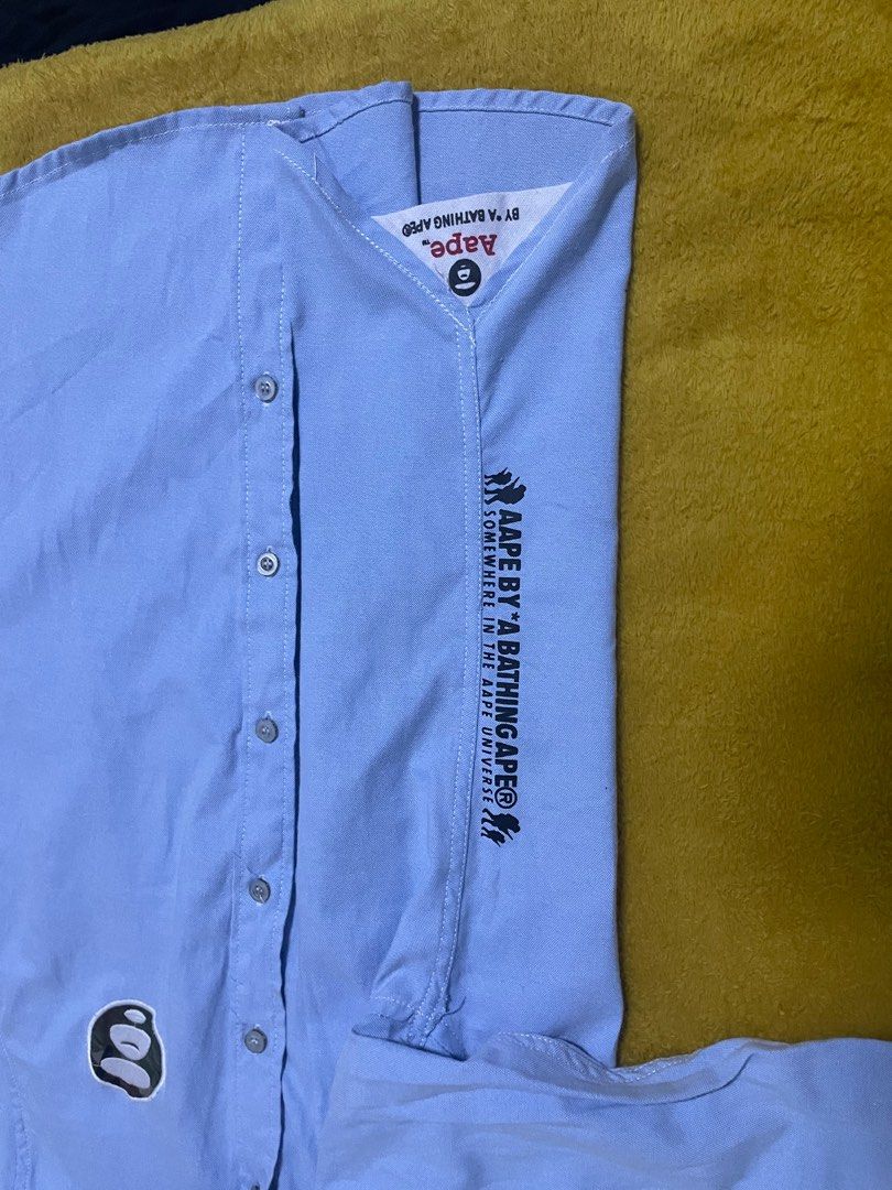 AAPE L/S POLO BY BATHING AAPE (Category: Activewear) located in Manila. Submitted by gmtacasa225730 (Listing ID 1349301947, Image 2). Description: Aape long sleeve polo. no issue. good condition like new. Medium on tag. .