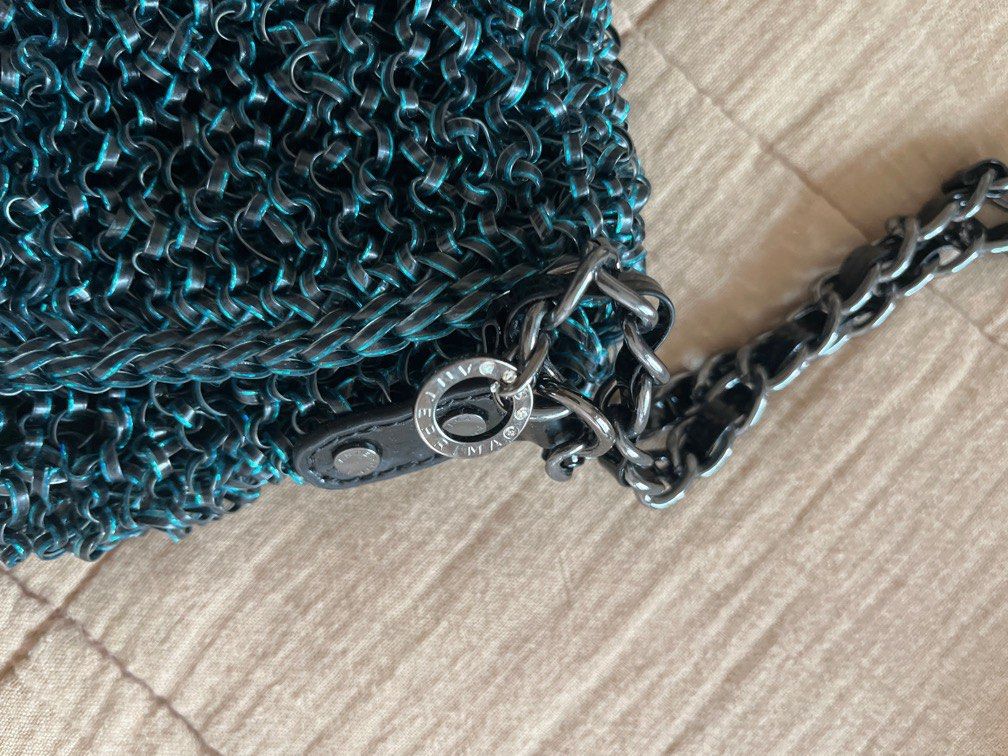 Anteprima shoulder bag in blue (Category: Luxury Bags & Wallets) located in Makati City. Submitted by gapofa (Listing ID 1349208101, Image 2). Description: Anteprima WIRE bag in excellent condition. Lovely blue colour with original dust bag. Measures 9x14 inches.
