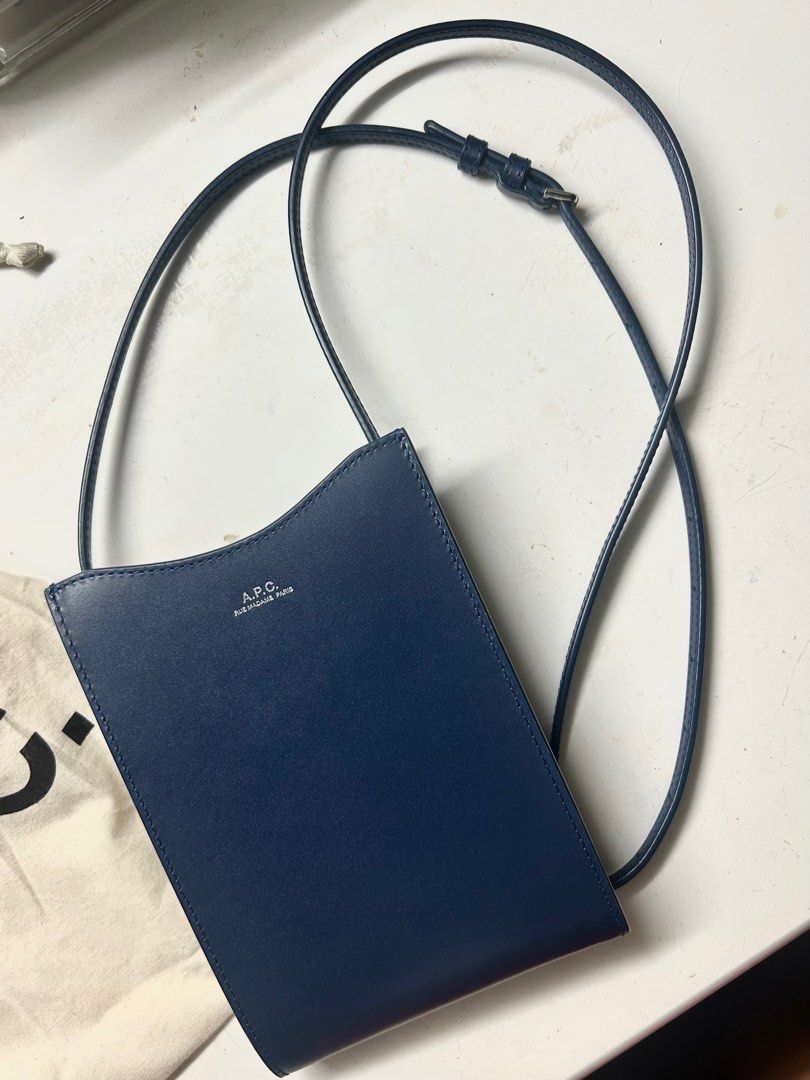APC Genuine Leather Crossbody Bag (Category: Luxury Bags & Wallets) located in Muntinlupa City. Submitted by bubbuys (Listing ID 1349304434, Image 3). Description: Bought in Paris for Php 14,700 last October 2024 Brand New with No scratches! Selling for Php 8,000 (Negotiable) .