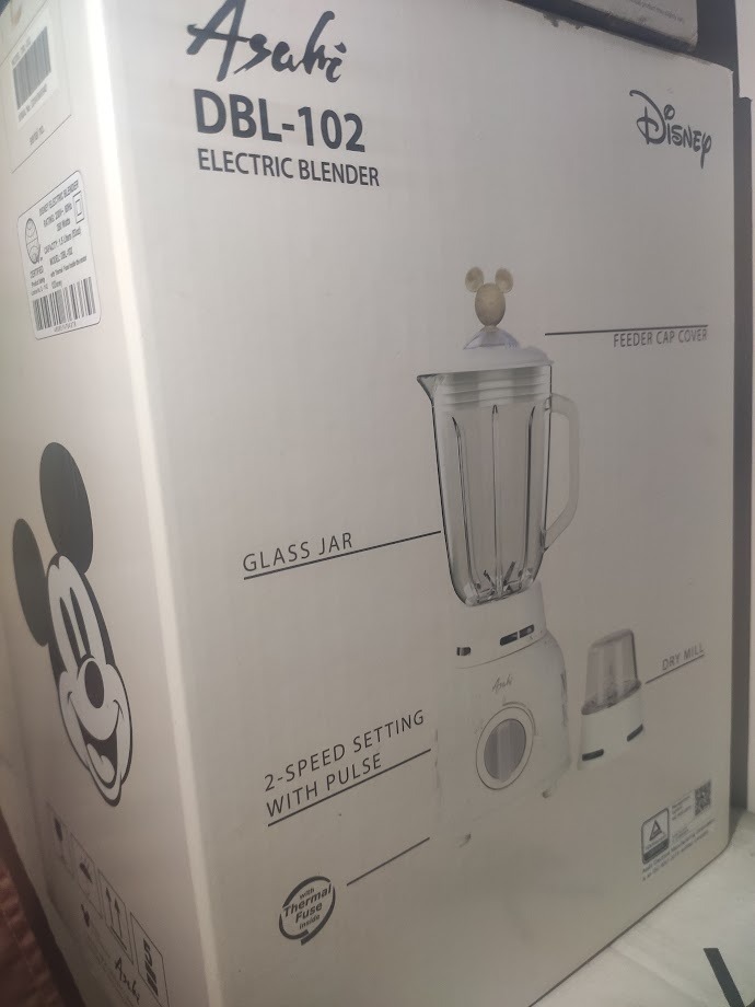 Asahi DBL-102 1.5 Liters Disney Blender, TV & Home Appliances, Kitchen ...
