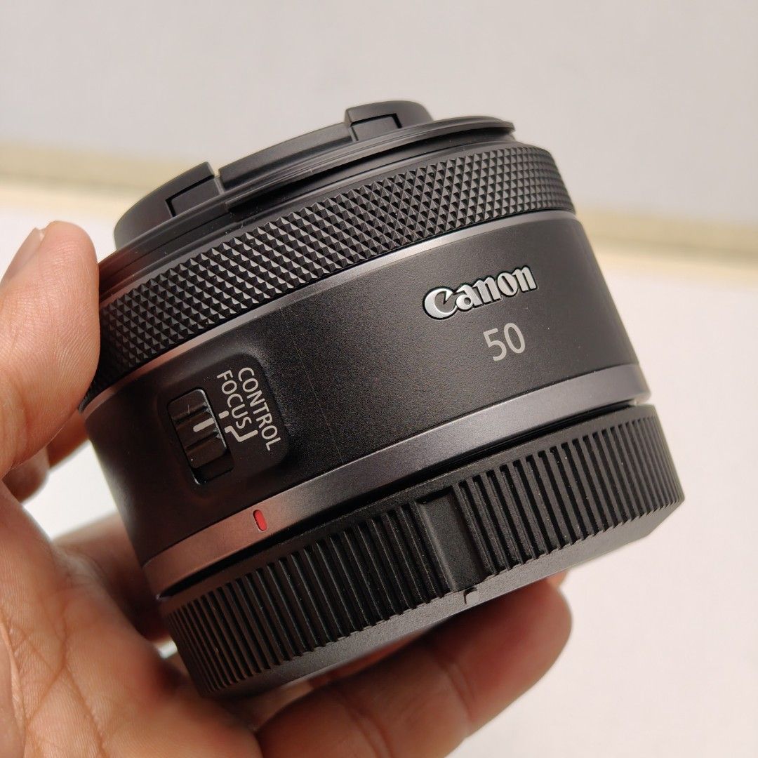 Canon RF 50mm F1.8 STM (Category: Lens & Kits) located in Manila. Submitted by rossinicalabig (Listing ID 1349324787, Image 1). Description: RF Mount (Canon Mirrorless) 12000. NOT FOR SWAP. NO BOX. Check, test & pickup at our photo video studio in Sta.Mesa Mla STUDIO J 2.0.