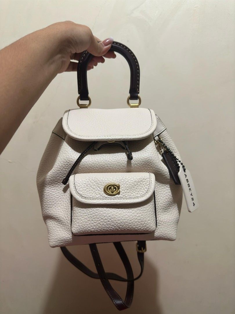 Coach Riya Bagpack (Category: Luxury Bags & Wallets) located in Quezon City. Submitted by ms.abbey (Listing ID 1349243057, Image 1). Description: Bought in Australia selling as im not using it Last price.