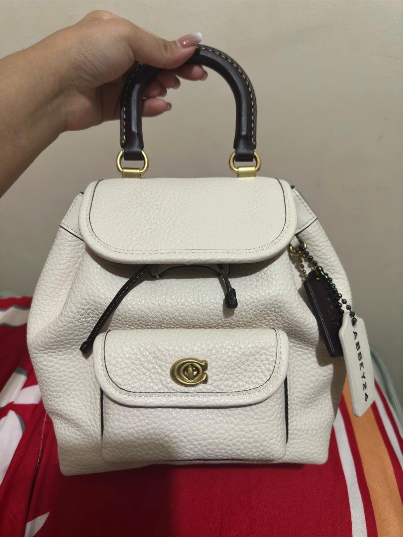 Coach Riya Bagpack (Category: Luxury Bags & Wallets) located in Quezon City. Submitted by ms.abbey (Listing ID 1349243057, Image 2). Description: Bought in Australia selling as im not using it Last price.