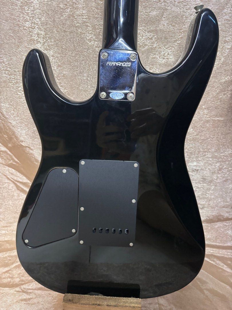 Fernandes The Function (Category: Musical Instruments) located in Manila. Submitted by achibread89801 (Listing ID 1349331811, Image 3). Description: Description: Fernandes The Function Model SSH-40 1989 SN 810874 Made in Taiwan Serial Number: 810874 Condition: Like New Cosmetics: Minimal Scratches on the body of the Guitar, and a tiny chipped finish in the headstock and near the bottom side of the body. 5-Way Pickup Switch, SSH configuration, Vol