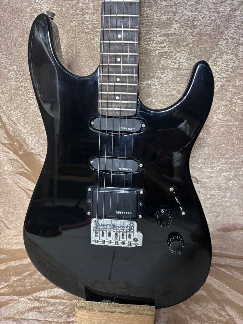 Fernandes The Function (Category: Musical Instruments) located in Manila. Submitted by achibread89801 (Listing ID 1349331811, Image 2). Description: Description: Fernandes The Function Model SSH-40 1989 SN 810874 Made in Taiwan Serial Number: 810874 Condition: Like New Cosmetics: Minimal Scratches on the body of the Guitar, and a tiny chipped finish in the headstock and near the bottom side of the body. 5-Way Pickup Switch, SSH configuration, Vol