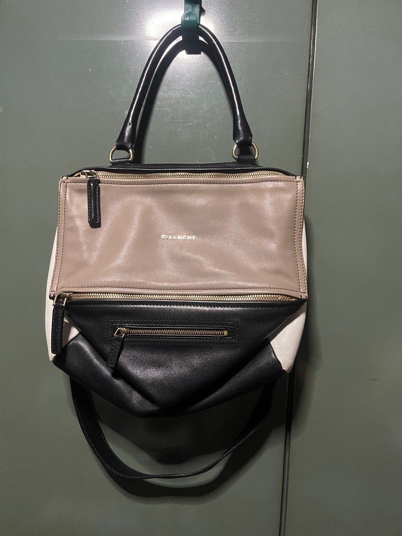Givenchy Pandora tri-color (Category: Luxury Bags & Wallets) located in Quezon City. Submitted by karma_para_sa_bogus (Listing ID 1349337318, Image 1). Description: authentic. rank 8/10. excellent condition. tri-color.. rare colorway. unisex. medium to large-ish bag. .