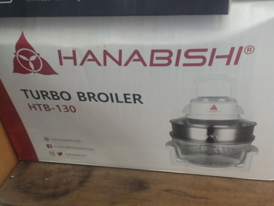 Hanabishi Turbo Broiler HTB-130 (Category: Cookers) located in Manila. Submitted by adette_ (Listing ID 1349272016, Image 1). Description: .