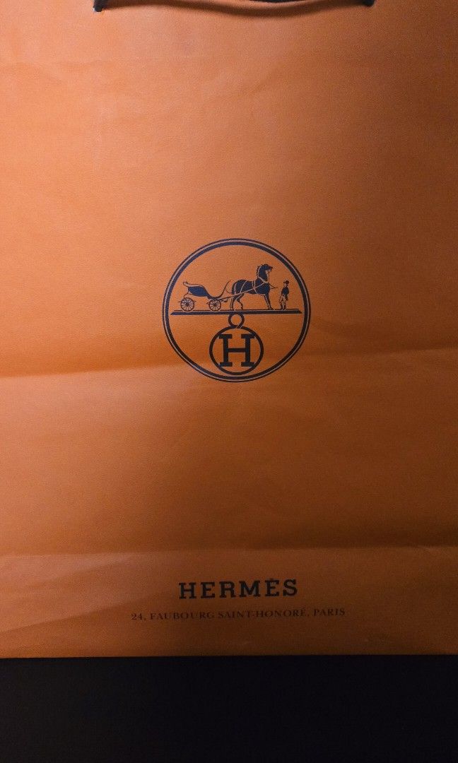Hermes Paperbag XL (Category: Luxury Accessories) located in Manila. Submitted by primrepublic (Listing ID 1349199608, Image 3). Description: Authentic Hermes Paper Bag XL largest size it can fit Hand Carry Luggage P1500 LOC: Pasig.