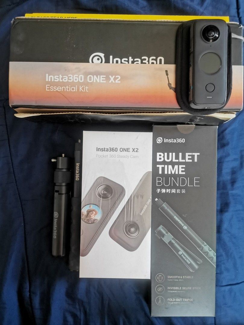 INSTA 360 X2 WITH COMPLETE BOXES (Category: Video Cameras) located in Muntinlupa City. Submitted by dendencerdena31 (Listing ID 1349205341, Image 1). Description: Insta 360 X2 WITH COMPLETE BOXES 📷 W/ complete boxes 📷 Pwede po sa maselan 📷 Unli testing 📷 No issue po. Pwede mag VC para macheck mabuti 📷 15k for the camera only. Add 2k if gusto kasama yung bullet time bundle. 📷 RFS: Di masyado nagagamit. Tamad mag edit ng videos. Alabang Area 