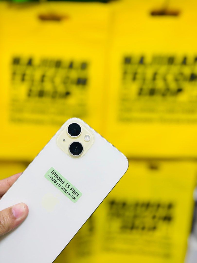 Iphone 15 Plus 512gb 93bh no issues openline with box (Category: iPhone 15 Series) located in San Juan City. Submitted by najihahtelecomshop2018 (Listing ID 1349338482, Image 2). Description: FOR SALE | TRADE / SWAP (RFS: Buy and Sell) QUICK SPECS iPhone 15 Plus 512 ( other GB are also available) 93% Battery Health Unli Free 3U Tools Openline No hidden Issues No history of Repair No icloud Issues Reset Anytime | Unli Reset Test to sawa 101% Smoot